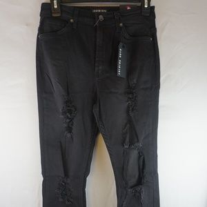 High Waist Skinny Distressed Jeans Size 13 NWT
